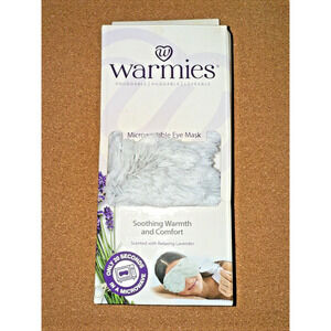 Warmies Plush Microwaveable Eye Mask Soothing Warmth Comfort Relaxing Lavender